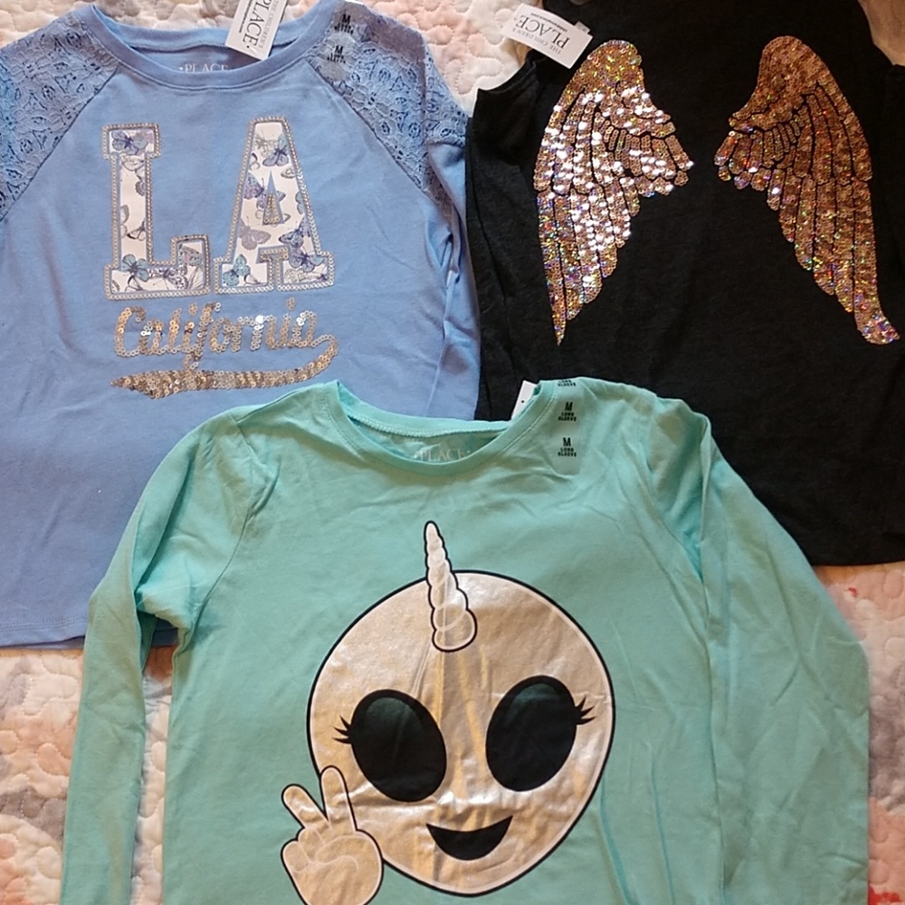 Nwt girls long sleeve shirts